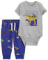 Фото #6 товара Baby 2-Piece Dinosaur Bodysuit Pant Set 18M