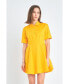 ფოტო #2 პროდუქტის Women's Cotton Shirt Mini Dress