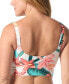 ფოტო #2 პროდუქტის Women's Elevate Bra-Sized Shirred Bikini Top