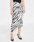 ფოტო #1 პროდუქტის Women's Midi Twist Skirt, Created for Macy's