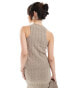 Фото #4 товара Vero Moda Aware cable knit tank top co-ord in beige melange