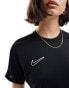 Nike Football Academy dri fit panel t-shirt in black