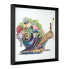 Фото #5 товара Картина 3D-Collage-Bild Schnecke mit Blumen от ADM Home Collection