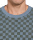 Men's Short Sleeve Geo Pattern Sweater