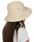 Фото #3 товара Women's Embellished Panama Hat, Created for Macy's