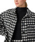 ფოტო #3 პროდუქტის Women's Brushed Houndstooth Shacket