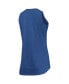 Фото #4 товара Women's Royal Kentucky Wildcats Ferris Melange V-Neck Tank Top