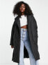 Фото #2 товара Urban Bliss belted wrap puffer coat in black