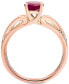 ფოტო #6 პროდუქტის Ruby (1-1/3 ct. t.w.) & Diamond (1/4 ct. t.w.) Ring in 14k Gold (Also in Sapphire.)