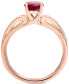 Фото #6 товара Ruby (1-1/3 ct. t.w.) & Diamond (1/4 ct. t.w.) Ring in 14k Gold (Also in Sapphire.)