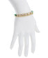 ფოტო #6 პროდუქტის Multi Green Quartz Family Stone and Beaded Stretch Bracelet Set