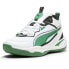 Фото #2 товара Puma Playmaker 2023 Lace Up Mens White Sneakers Casual Shoes 39233009