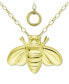 ფოტო #1 პროდუქტის Bee Pendant Necklace, 16" + 2" extender, Created for Macy's