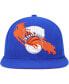 Men's Blue New York Knicks Paint By Numbers Snapback Hat