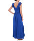 Фото #2 товара Women's Ruffled Ruched Gown