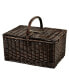 Buckingham Willow Picnic Basket with Coffee Set - Service for 2