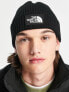 Фото #3 товара The North Face Box logo cuffed beanie in black