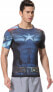 Фото #5 товара Cody Lundin Men's Compression Armour America Hero Logo Fitness Running Sport Short Sleeve