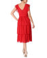 Фото #2 товара Платье Julia Jordan из шифона с рукавами-фламинго