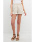 Women's Suede Shorts