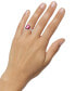ფოტო #2 პროდუქტის Pink Topaz (5-3/4 ct. t.w.) & White Topaz (1/10 ct. t.w.) Ring in Sterling Silver