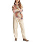 Women's Southwestern Printed Button-Front Cardigan