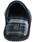 Фото #4 товара Men's Klarence Plaid Scuff Slipper