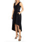 Фото #3 товара Women's Sleeveless Fit and Flare High Low Dress
