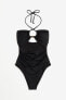 Фото #6 товара Padded-cup Cut-out Swimsuit