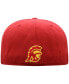ფოტო #4 პროდუქტის Men's Cardinal USC Trojans Team Color Fitted Hat