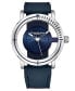 Фото #1 товара Часы Stuhrling Blue Silicone 42mm