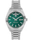 ფოტო #1 პროდუქტის Men's Date Superlative Stainless Steel Bracelet Watch 42mm