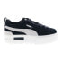 Фото #2 товара Puma Mayze Raw Teddy 38664101 Womens Black Suede Lifestyle Sneakers Shoes