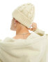 Aape By A Bathing Ape cable knit beanie in beige - фото #4