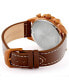 Men's Field Scout Collection Chronograph Brown Genuine Leather Watch, 45mm