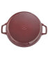 Фото #3 товара Cast Iron 3.5 Quart Braiser with Glass Lid