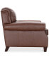 Фото #4 товара Marick 93" Leather Roll Arm Sofa, Created for Macy's