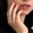Elegant Essenza SAWA15 recycled silver gold-plated ring