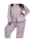 ფოტო #5 პროდუქტის Plus Size 3-Piece Pajama Set