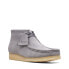 Фото #4 товара Clarks Wallabee Boot 26169731 Mens Gray Suede Lace Up Chukkas Boots