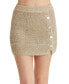 Фото #1 товара Women's Bailey Two-tone Sweater Mini Skirt