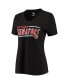 ფოტო #3 პროდუქტის Women's Black Ottawa Senators Mascot In Bounds V-Neck T-shirt