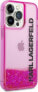 Фото #4 товара Karl Lagerfeld Karl Lagerfeld KLHCP14LLCKVF iPhone 14 Pro 6,1" różowy/pink hardcase Liquid Glitter Elong