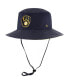 Фото #1 товара Men's '47 Navy Milwaukee Brewers Panama Pail Bucket Hat