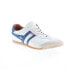 Gola Harrier 50 CMA001 Mens White Leather Lace Up Lifestyle Sneakers Shoes