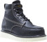 Фото #4 товара Wolverine Wedge Steel Toe 6" W08152 Mens Black Leather Lace Up Work Boots