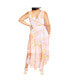 Plus Size Aliya Print Maxi Dress