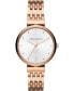 ფოტო #1 პროდუქტის Women's Zoe Rose Gold-Tone Stainless Steel Bracelet Watch 36mm