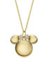 Фото #1 товара Fossil women's Disney x Fossil Special Edition Gold-Tone Stainless Steel Pendant Necklace