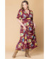 Фото #3 товара Plus Size Vienna Kimono Sleeve Long Maxi Dress